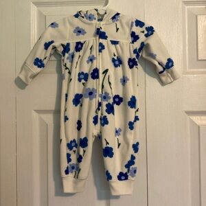 Carters Fleece footless onesie